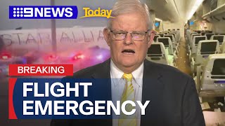 Man dies and dozens injured after Singapore Airlines flight turbulence | 9 News Australia