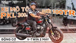 Hyosung GV300s - Môtô phân khối lớn 300cc ngon có giá dưới 100tr. Kiểu dáng Bobber kiêu hãnh