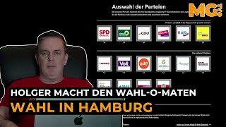 Holger macht den WAHL-O-MATEN für die Hamburg-Wahl - und das ist das Ergebnis...