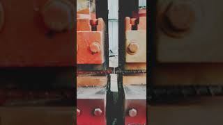 Welding 16 mm steel { Flash butt welding machine} real sound  #viral #views #youtube  #shorts #short