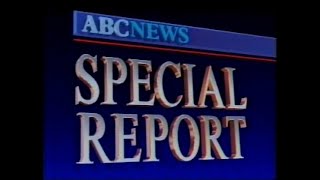 ABC News coverage of the 1989 Bay Area (Loma Prieta) earthquake - from ABC satellite feed (10/17/89)
