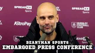 'The players have to be READY! We are a BIG club!' | Burnley 0-2 Man City | Pep Guardiola Embargo