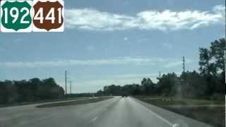 US Highway 192 Eastbound Part 5 - St  Cloud, FL to Holopaw, FL (silent)