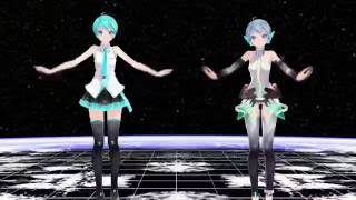 【MMD】 Tdaシスターズ Tda式初音ミク ベリショ髪 メランコリック