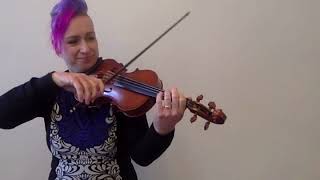 Prelude by Mary Cohen from violin study book Technique Takes Off by Kate Conway