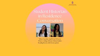 UW Archives Student Historians 2021/2022 in Conversation