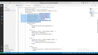 Oasis Infobyte Java Development Internship | Task 3 - ATM Interface