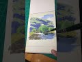 Painting a LANDSCAPE Study in Gouache - #landscapepainting #gouache #painting #gouachepainting #art