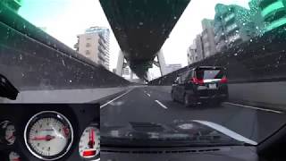 ロータリーエンジンOH後慣らし運転 首都高 3000rpm縛りにて