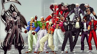 [KOF Mugen] Archimonde Vs Caser Yashiro, Omega Kusanagi, Boses Krizalid Team