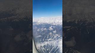 Kashmir from flight | Delhi to  srinagar from flight | Himalayas from flight |