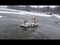 34 inch rc trawler with engine sound ice breaking part 2