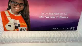 Funeral Service of Ms. Nikeria A. Batten