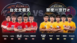 【2018六都】【總決賽-淘汰賽】台北北霸天 vs 菜皮一定行2 GAME1