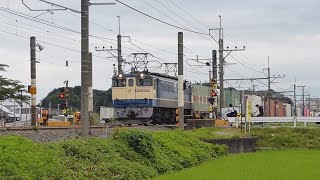 【EF65】東北線 東大宮-蓮田(98)  貨物列車(73)【EH500】