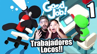 Desastre en el Trabajo | Trabajadores Locos Capitulo 1 | Juegos Karim Juega