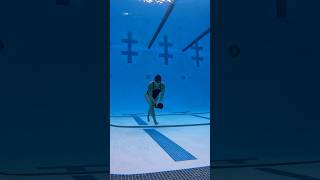 Swim Fitness Walking 25 Yards Underwater \u0026 Uphill 14 Feet Deep | Mary Beteta