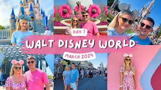 WALT DISNEY WORLD 🏰 Day 7 - Epcot \u0026 Magic Kingdom • March 2024