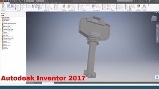 Machine Key Design Exercise by Inventor 2017 | E1 Autodesk Inventor 2017 - Basic Modeling Tutorial |