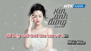 [KARAOKE] Xin Anh Đừng - Beat chuẩn - Đông Nhi HD