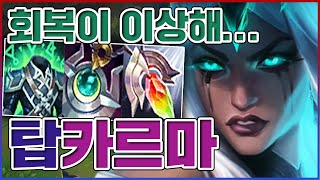 나 회복량이 너무 이상해ㅋㅋㅋ진짜 변태들만 하는 탑솔러ㅋㅋㅋㅋ★회복 10단계★ 탑 카르마