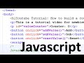 Javascript # 01: How to build a counter | Add | Sub | Reset (sourcecode in description) - HD -