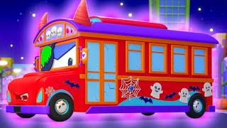 Halloween Wheels on the Bus + More Kids Songs & Nursery Rhymes