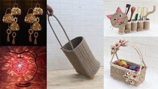 7 Jute craft ideas home decorating ideas handmade 2021