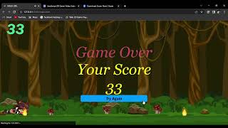 JavaScript 2D Game Video Submission (Ninja Girl) by Hasitha Avishka 😍🖤