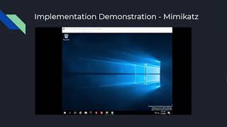 Attack and Defend Host Device Using Mimikatz Software