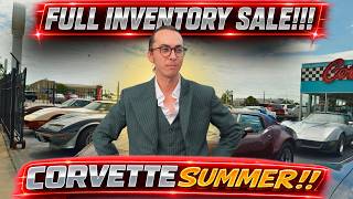Massive Sale at Corvette Dealership | Lot Walk with Prices