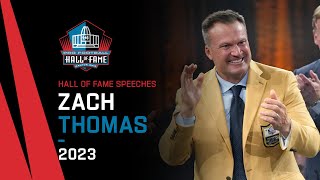 Zach Thomas'  Hall of Fame Speech | 2023 Pro Football Hall of Fame | NFL