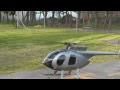 md 500 e 700 size five blade rc heli with sound module.