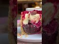 white chocolate raspberry cheesecake with franui 🤤🍫🚨 food shorts viral