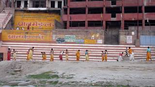 Yoga on the Ganges - Varanasi, India