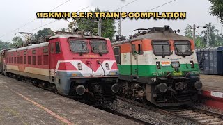 🥵DANGEROUS ||TRIVARNA WAP-7+DIGVIJAYI WAP-4||+YESVANTPUR SF+SMVT DURONTO+GITANJALI EXP \u0026 MORE PART-1