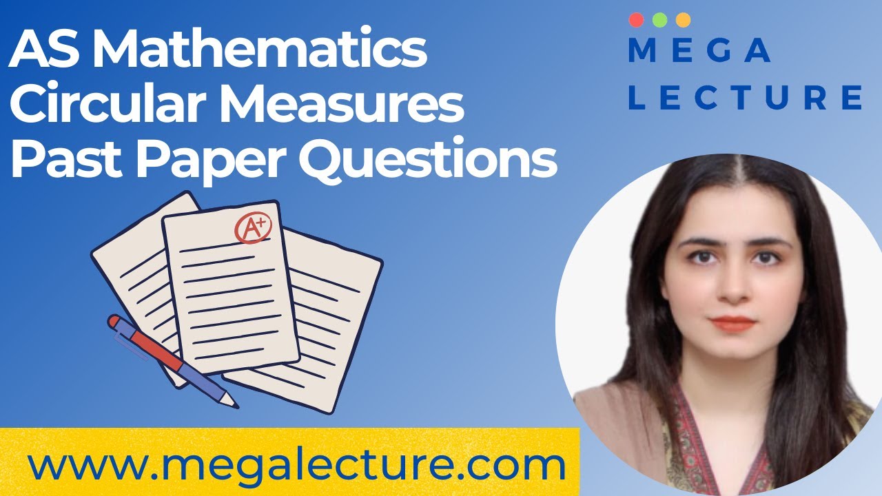 AS Mathematics - Past Paper Questions - Circular Measures - 9709 - YouTube