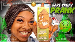 Fart Spray Prank On Armon 😷.. He Wasn't Expecting This 😂 Neither Was I 😫..