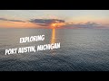 Exploring Port Austin, Michigan (Downtown, butterfly house, pier, farmers market)