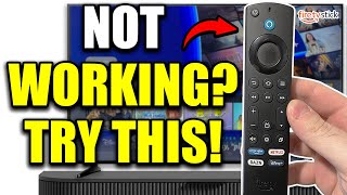 How to Fix Remote Not Working on Amazon Firestick 4k Max!