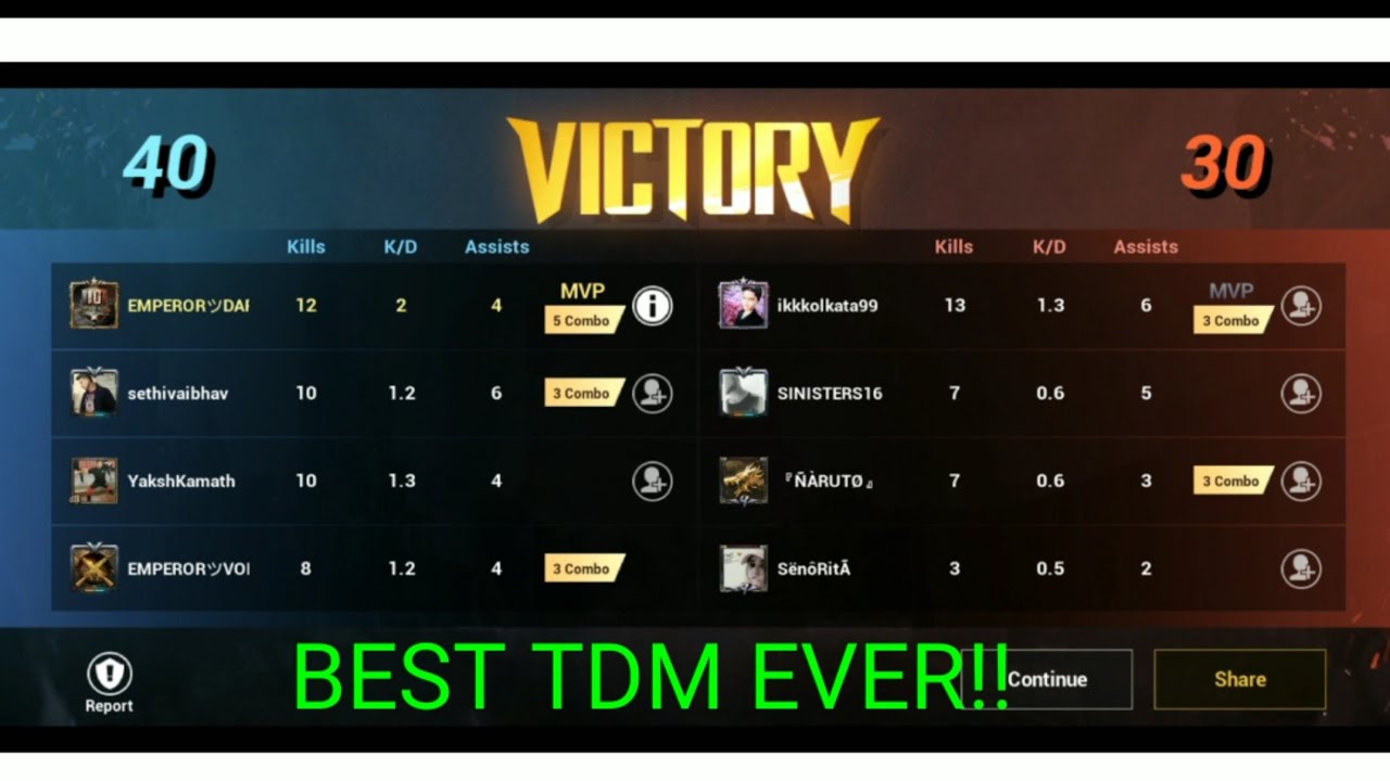 Best TDM [ TEAM DEATH MATCH ] EVER! - YouTube