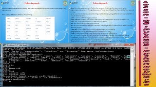 Lesson - 08 : Python3 - Python Keywords