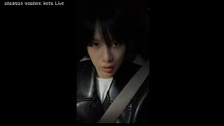 20231225 태민 insta Live (한글 자막o )