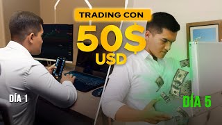 ¿Cuánto DINERO gano invirtiendo 50 DÓLARES en Trading?