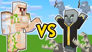 Evoker vs Iron Golem【minecraft】 #Shorts