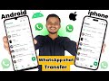 How to transfer whatsapp messages from iphone to android | transfer whatsapp from iphone to android