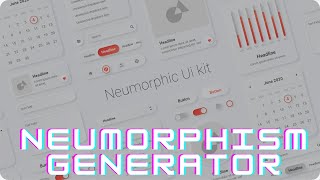Creating a Stunning Neumorphism Generator with #html5 , #css3 , and #javascript | #webanimationzone