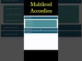 Nested Accordion | HTML CSS & Bootstrap5   #creativejscoder