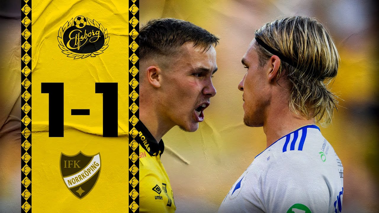 Presskonferens Och Höjdpunkter - IF Elfsborg - IFK Norrköping 1-1 ...