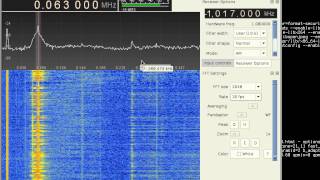 Receiving brmlab VLF transmitter